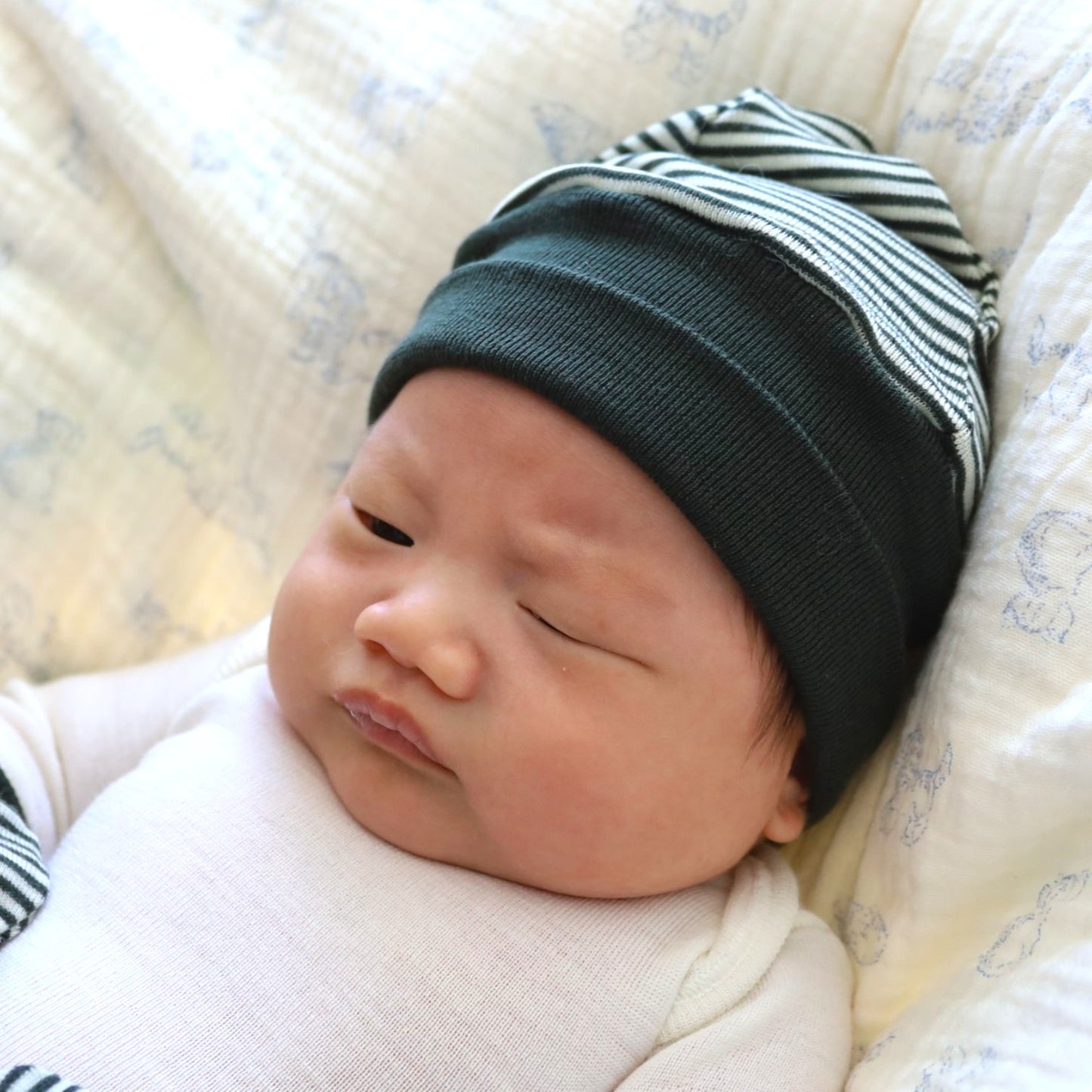 Merino Striped Beanie
