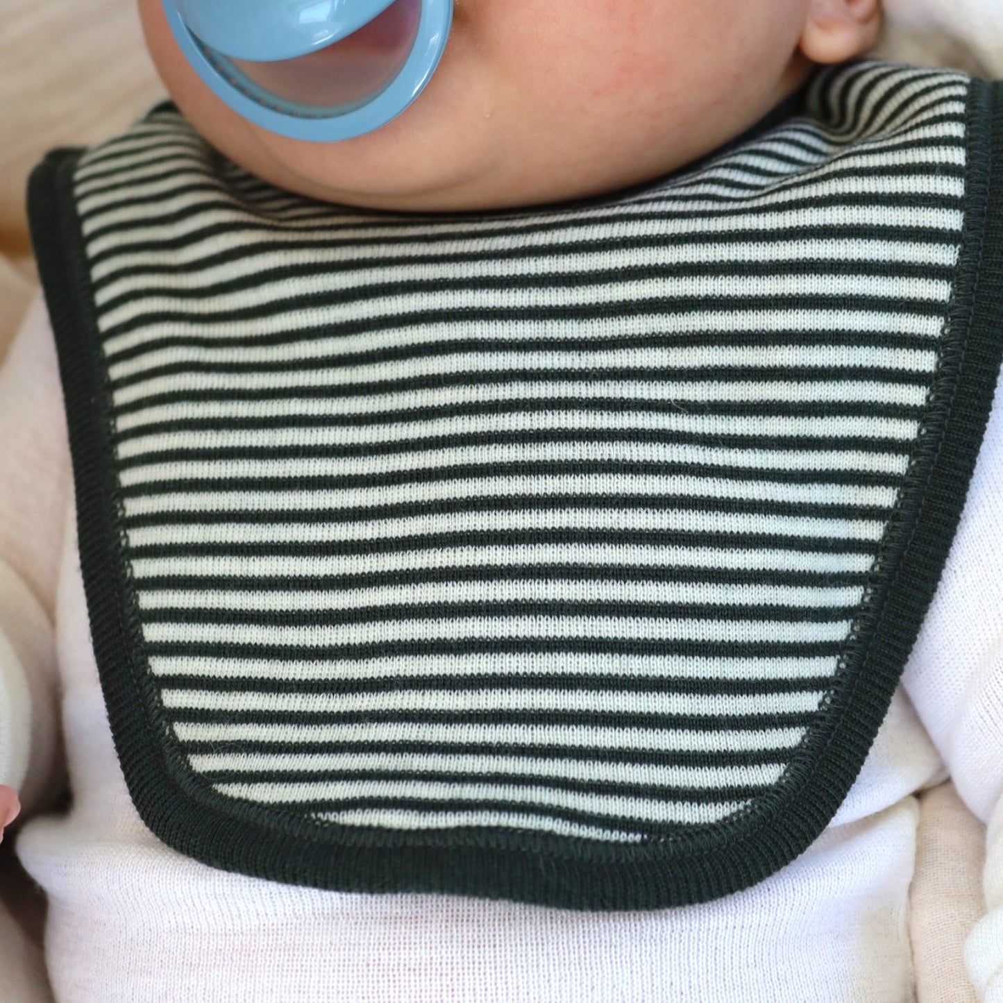 Merino Striped Bib