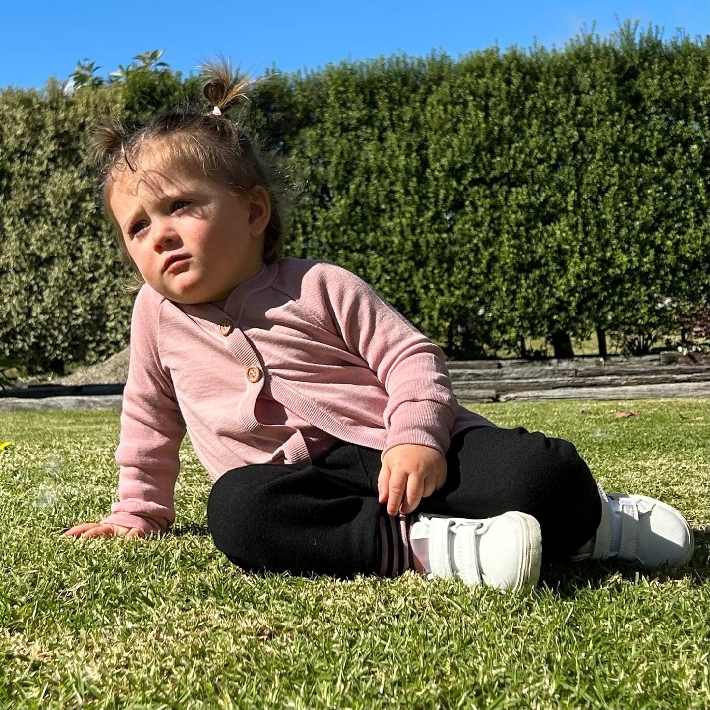Merino Button Cardigan - ellyjax - NZ Merino Babywear