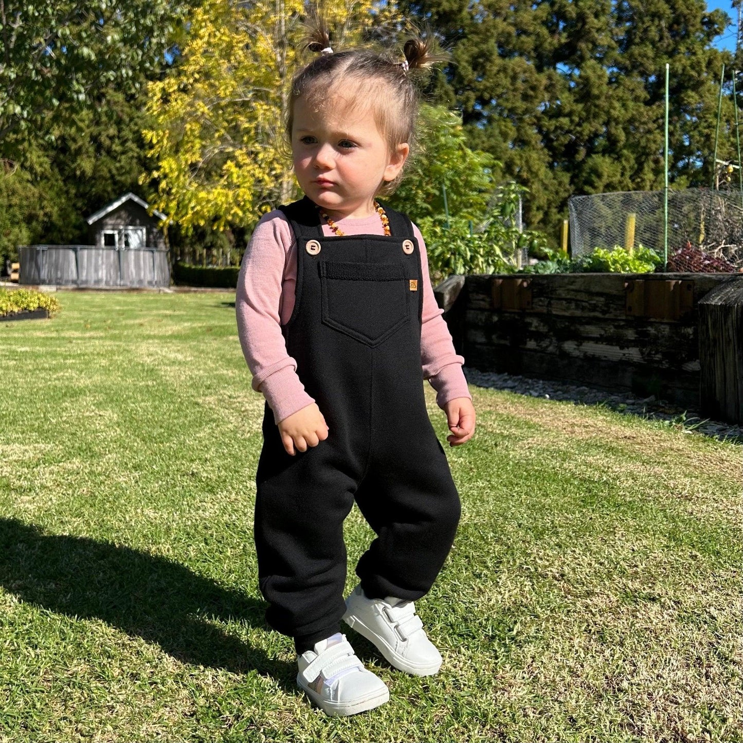 Merino Dungarees - ellyjax - NZ Merino Babywear