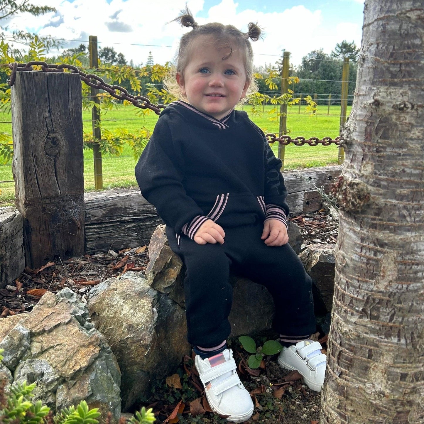 Merino Hoodie Tracksuit - ellyjax - NZ Merino Babywear