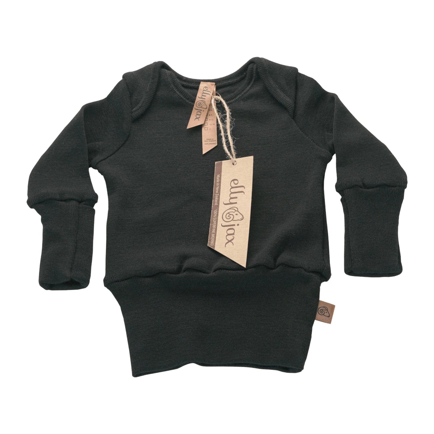 Merino Long Sleeve Top - ellyjax - NZ Merino Babywear