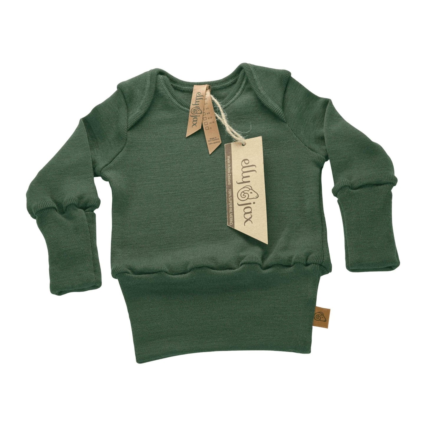 Merino Long Sleeve Top - ellyjax - NZ Merino Babywear