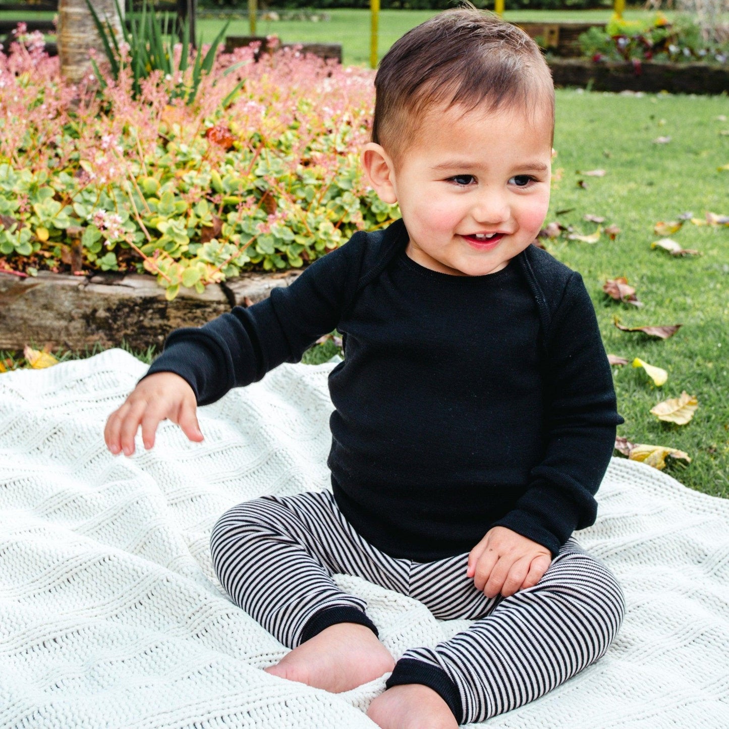 Merino Long Sleeve Top - ellyjax - NZ Merino Babywear