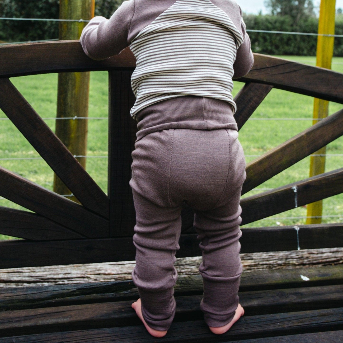 Merino Mitten Pants - ellyjax - NZ Merino Babywear