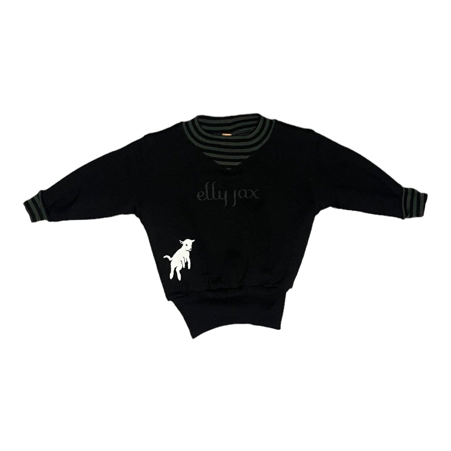 Merino V Neck Sweatshirt - ellyjax - NZ Merino Babywear