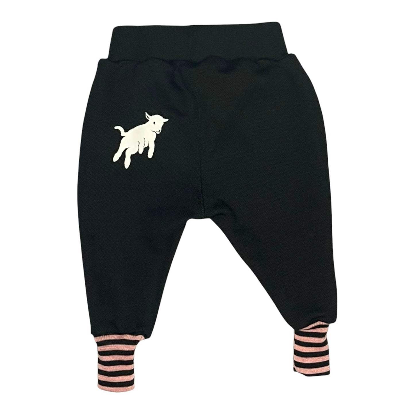 Black Merino Track Pant