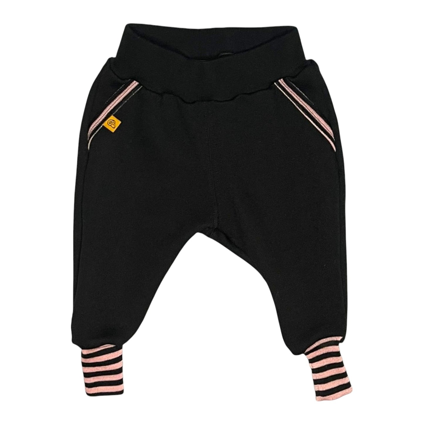 Black Merino Track Pant