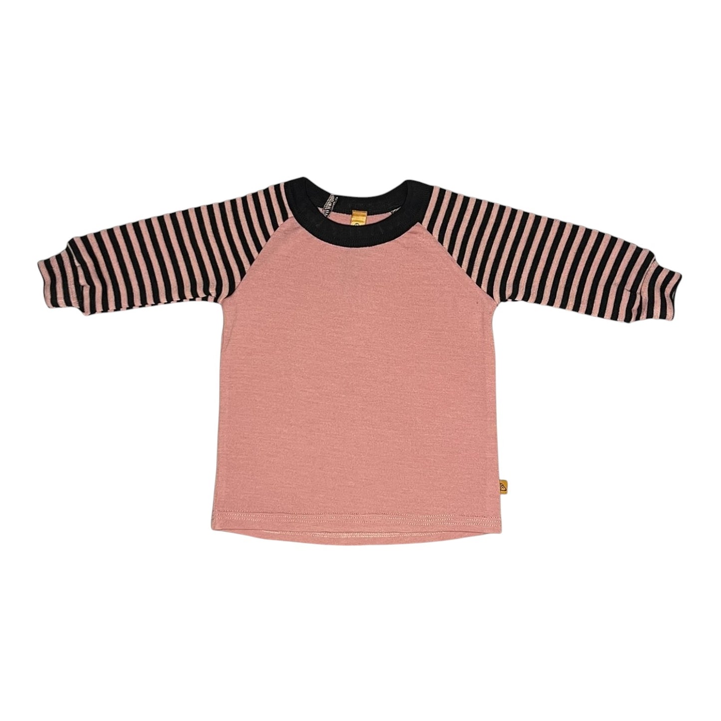 Merino Striped Raglan Long Sleeve Top