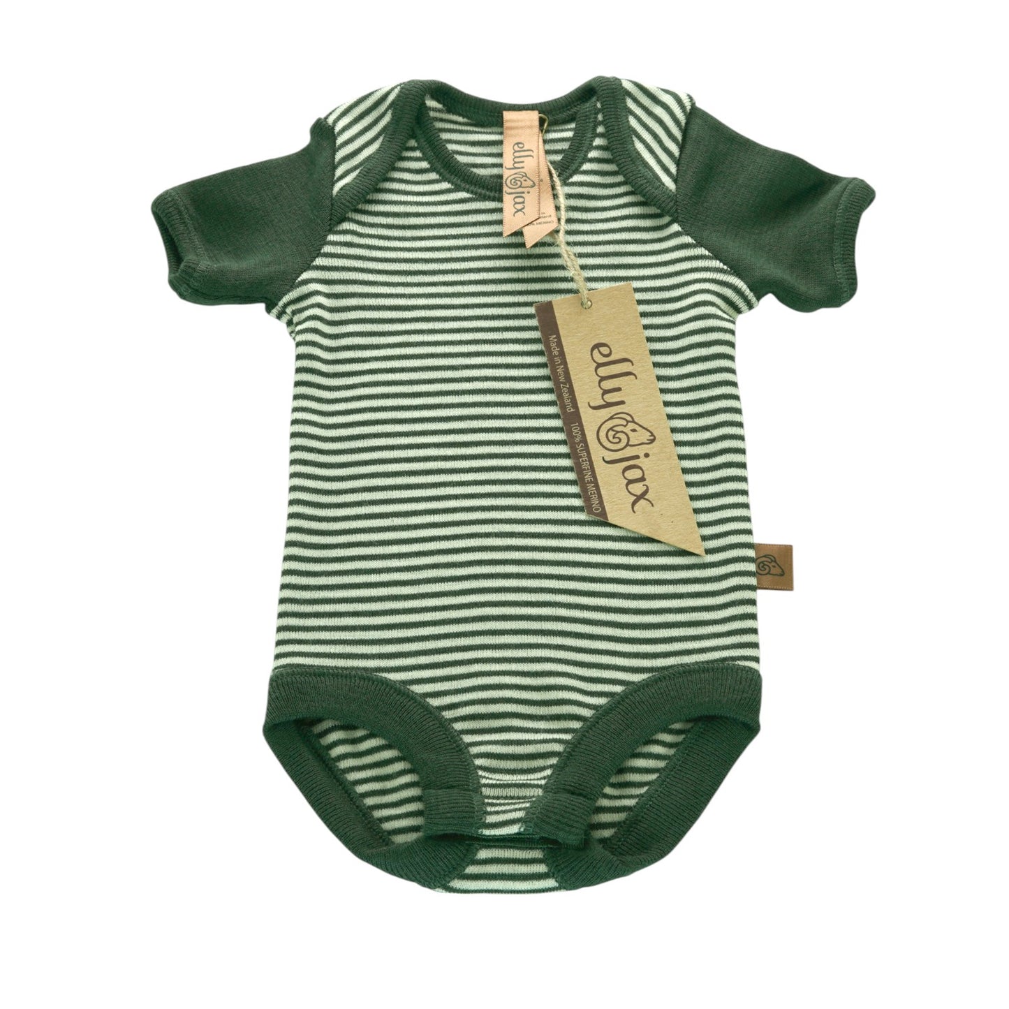 Merino Striped Short Sleeve Bodysuit