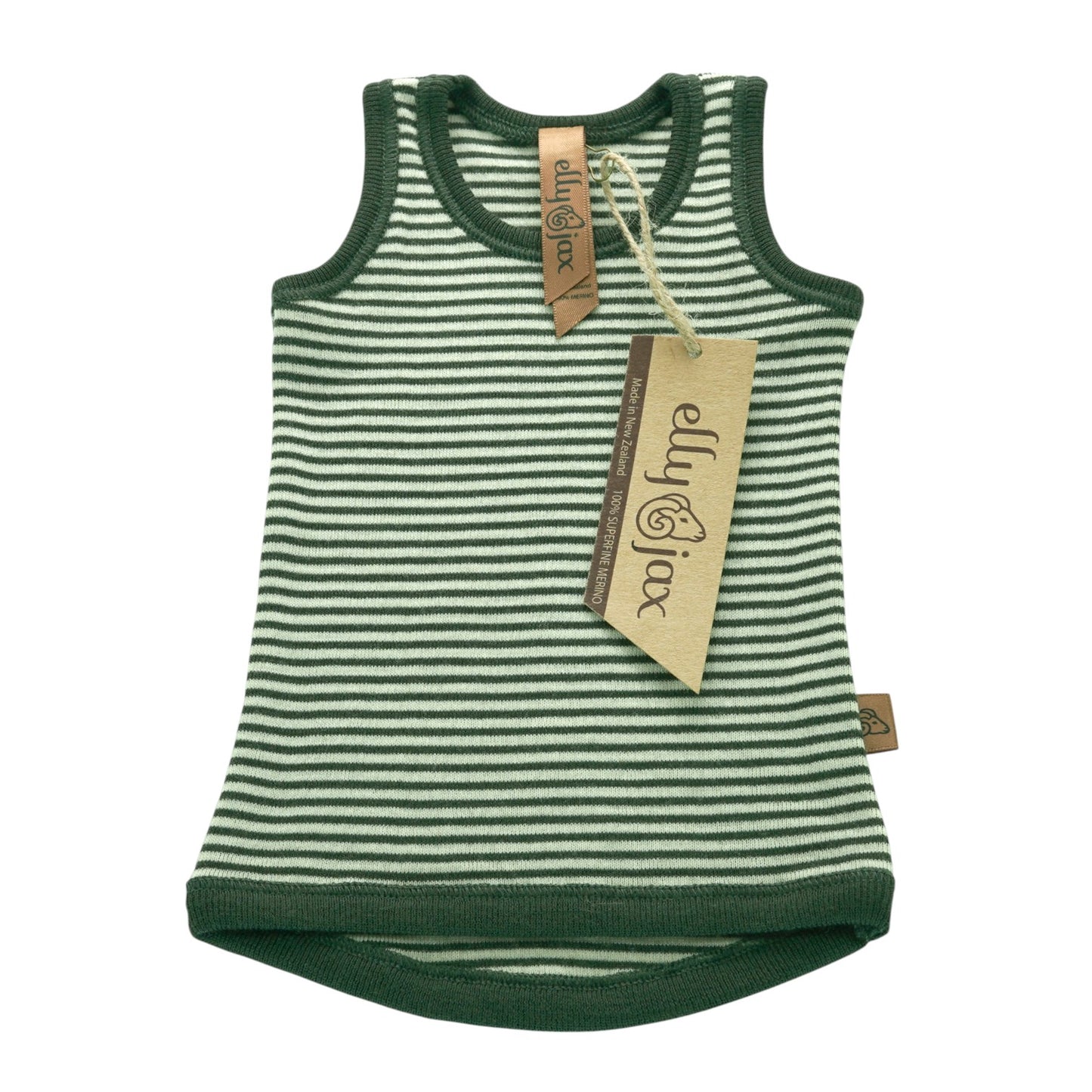 Merino Striped Singlet