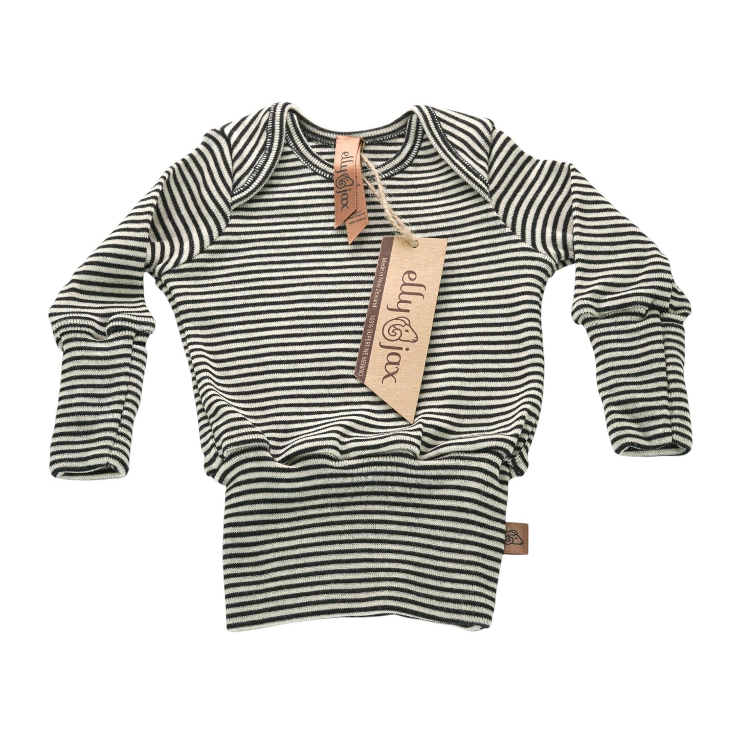 Merino Striped Long Sleeve Top