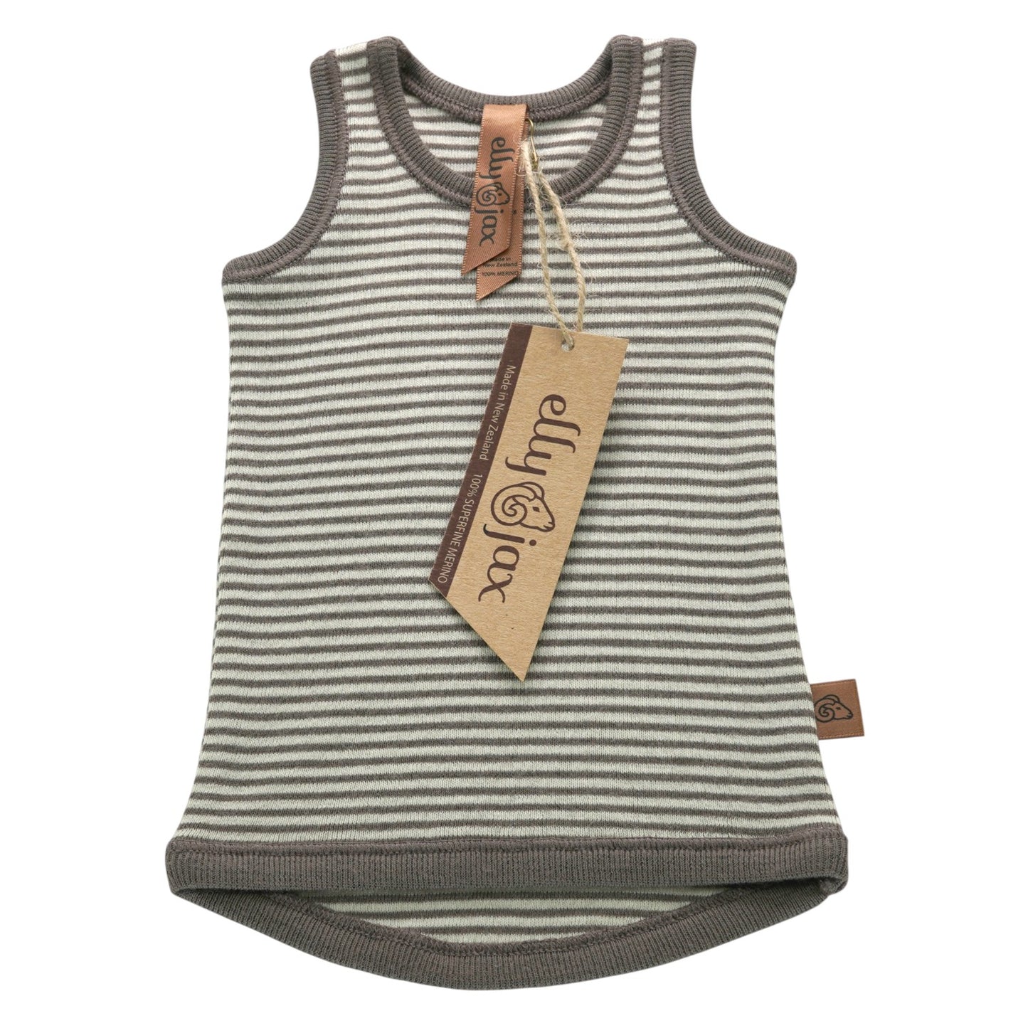 Merino Striped Singlet