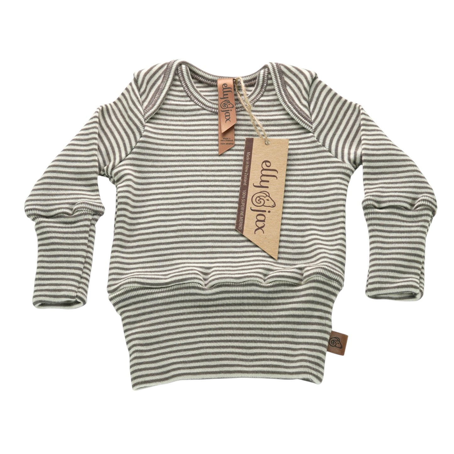 Merino Striped Long Sleeve Top