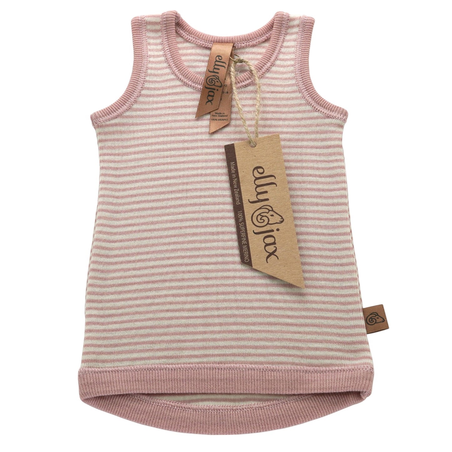 Merino Striped Singlet