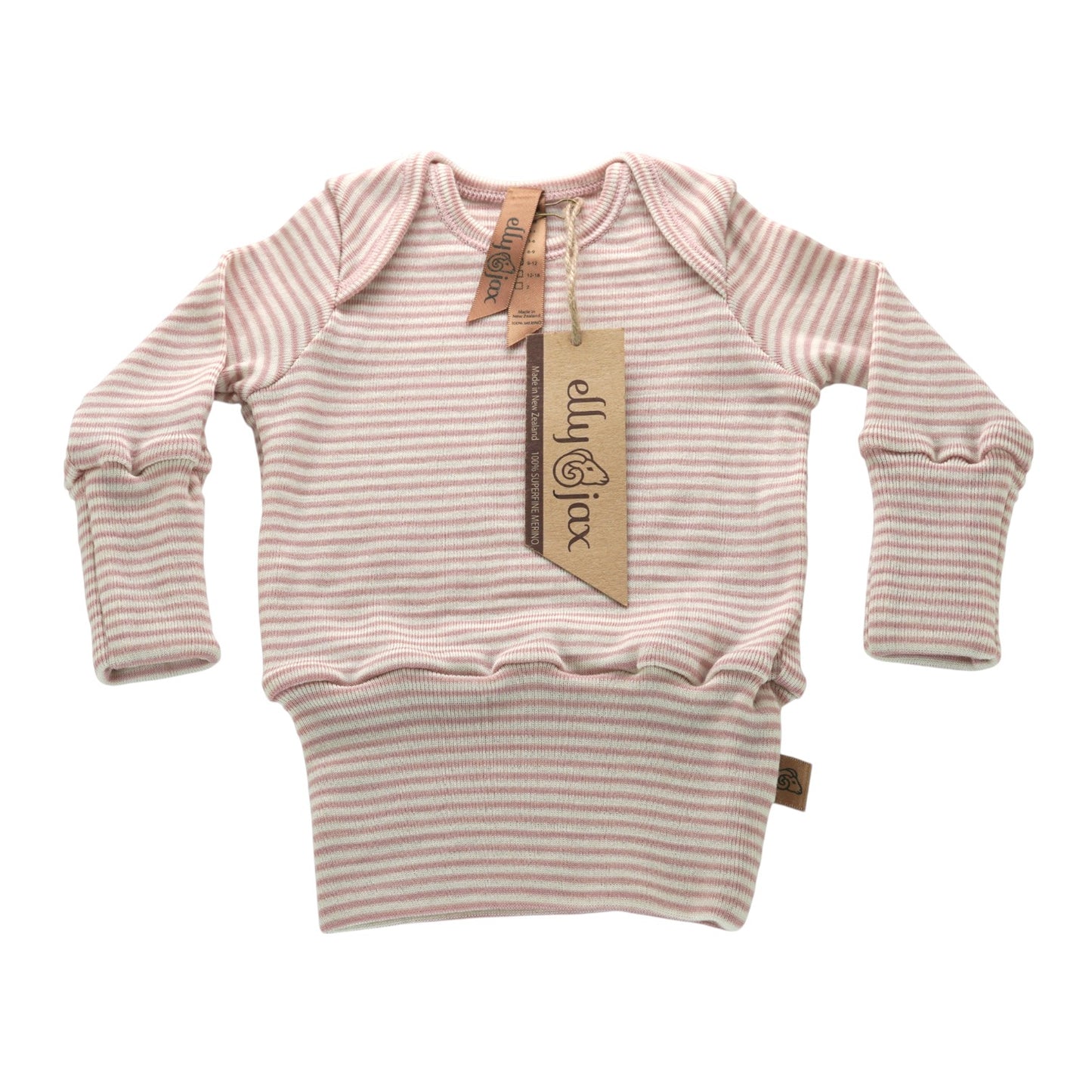 Merino Striped Long Sleeve Top