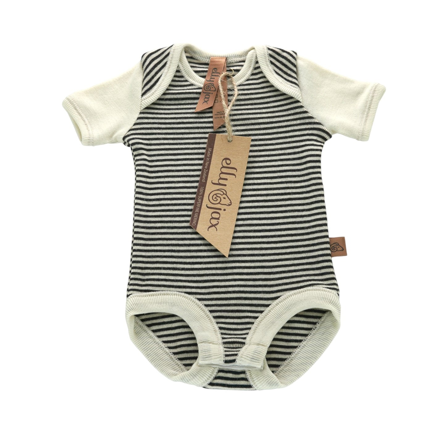 Merino Striped Short Sleeve Bodysuit