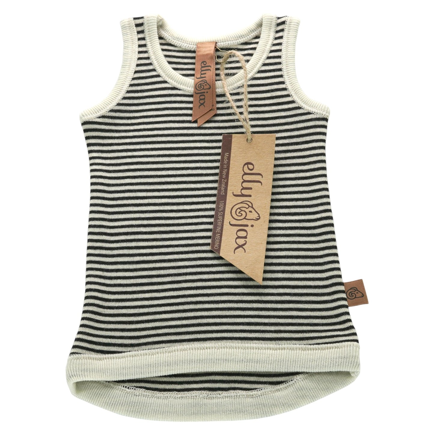 Merino Striped Singlet