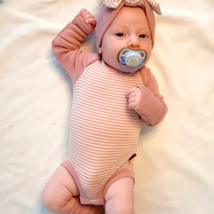 Merino Striped Long Sleeve Bodysuit