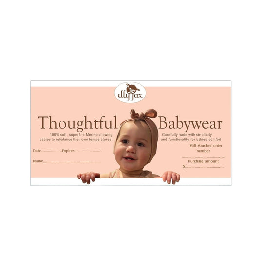 ellyjax - Merino babywear$100 ellyjax Gift Voucher