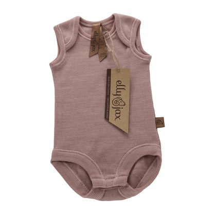 ellyjax - Merino babywearEnvelope Singlet Bodysuit Plain