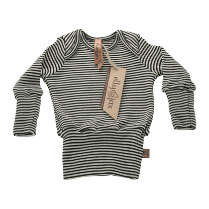 ellyjax - Merino babywear_Long Sleeve Top Striped