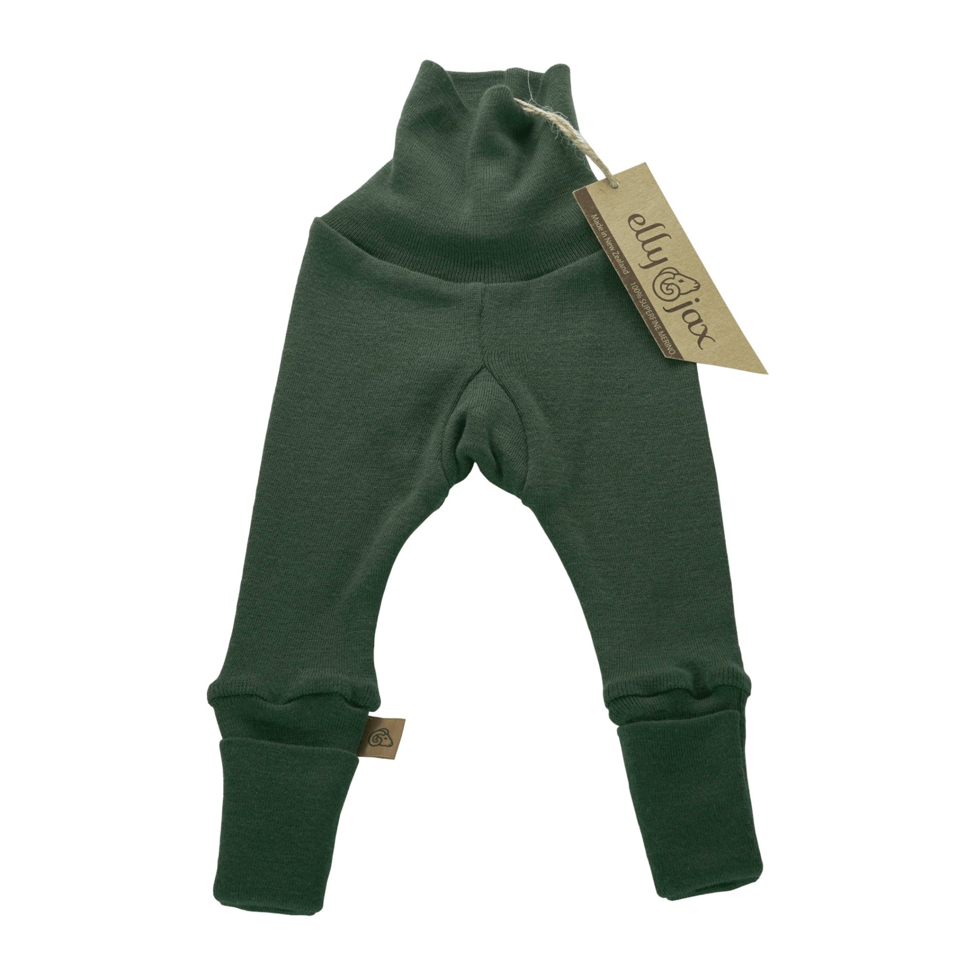 ellyjax - Merino babywear_Mitten Pants Plain