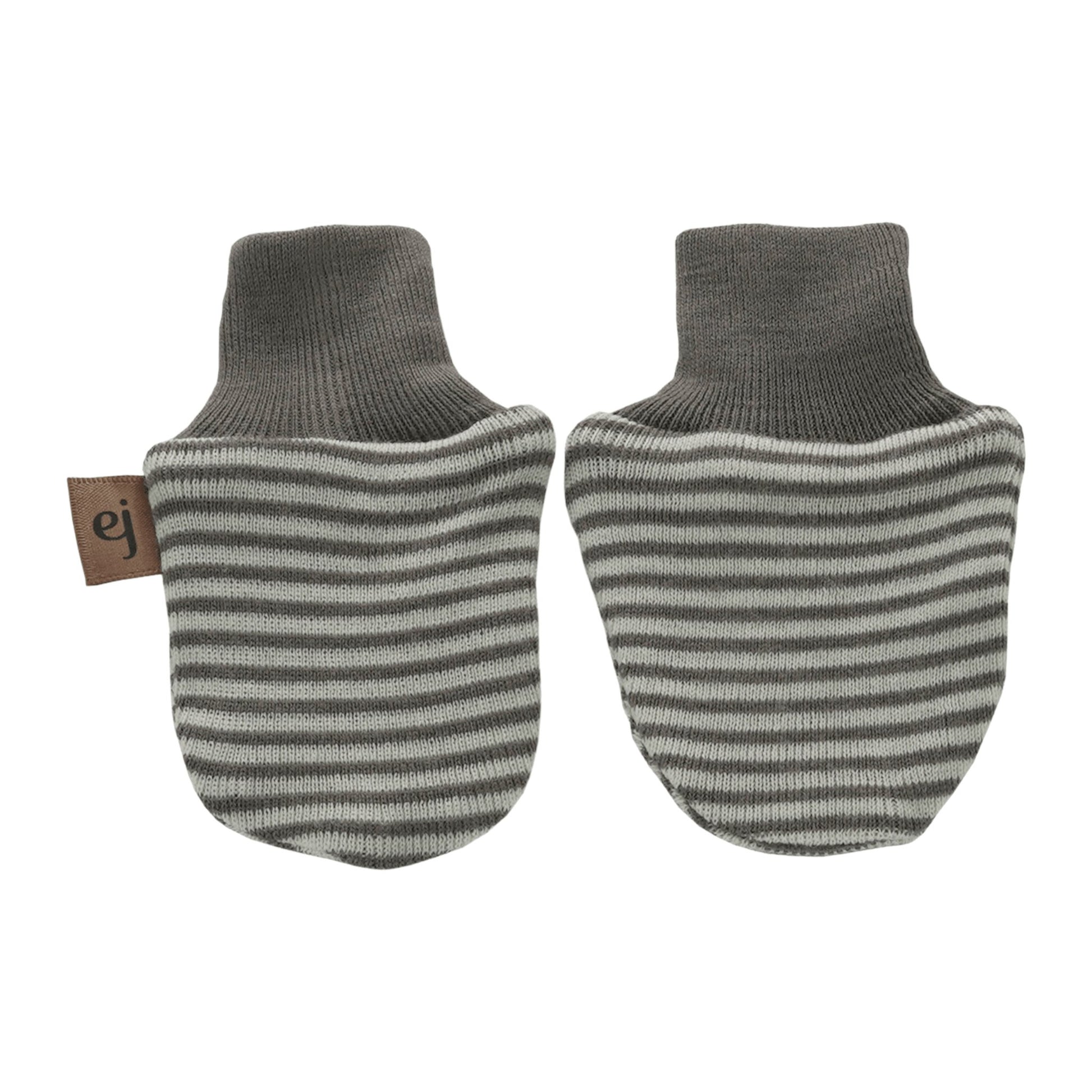 ellyjax - Merino babywear_Mittens Striped