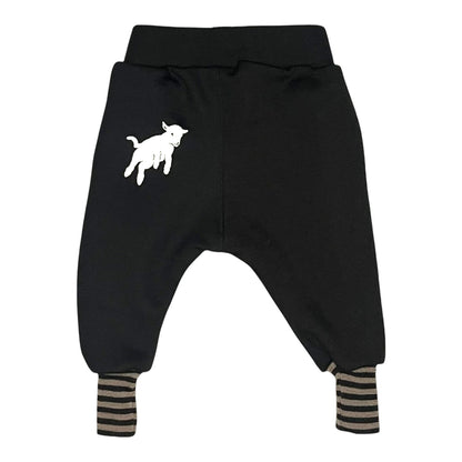 Black Merino Track Pant