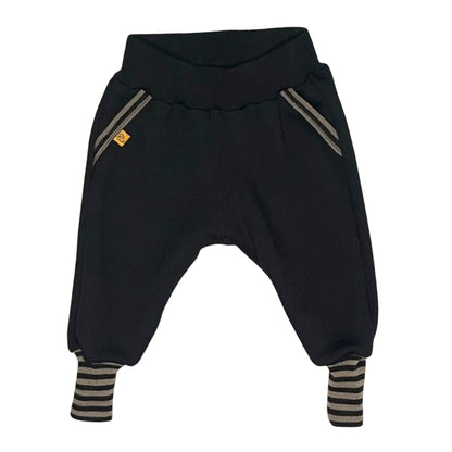 Black Merino Track Pant