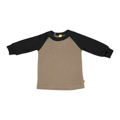 Merino Raglan Plain Long Sleeve Top