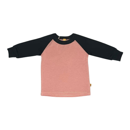 Merino Raglan Plain Long Sleeve Top