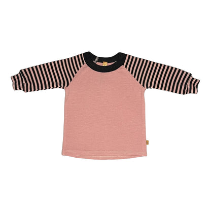 Raglan Long Sleeve Top Striped