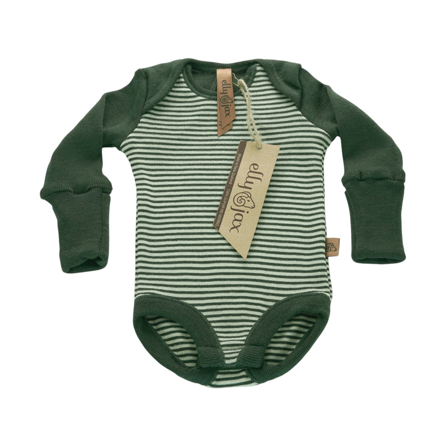 Merino Striped Long Sleeve Bodysuit