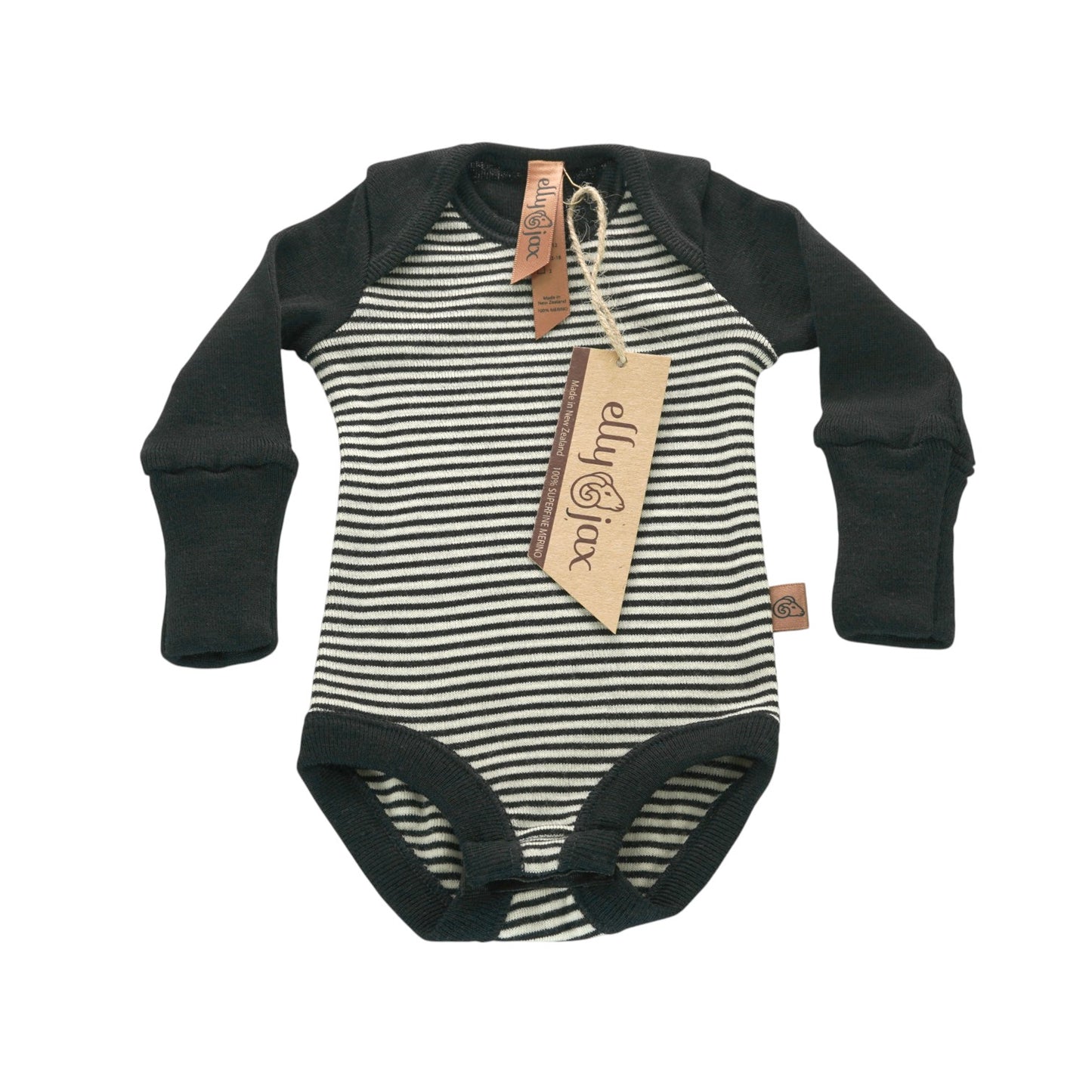 Merino Striped Long Sleeve Bodysuit