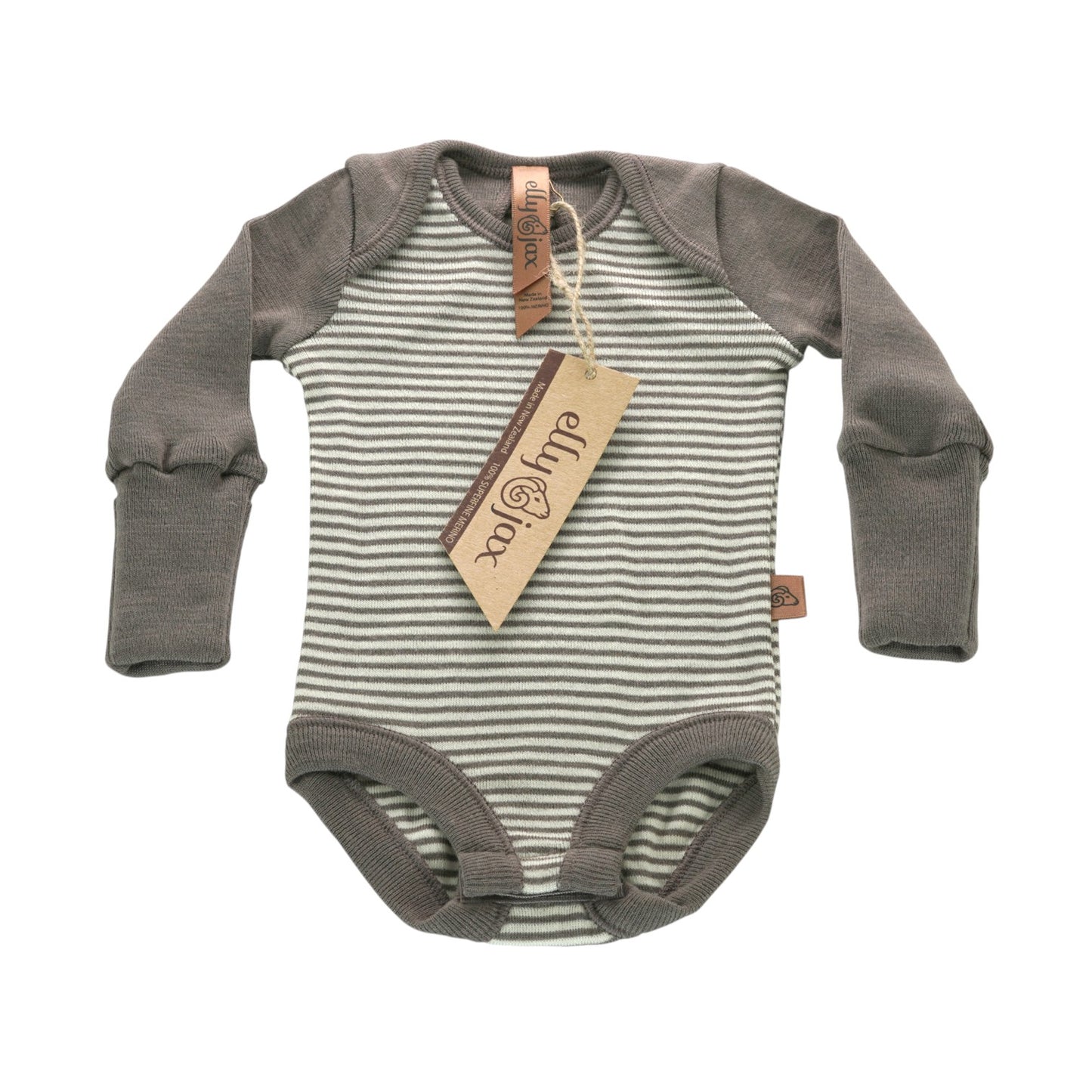 Merino Striped Long Sleeve Bodysuit