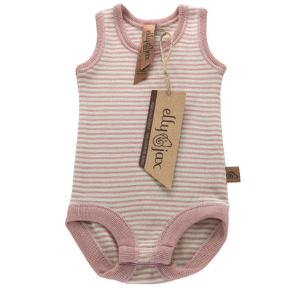 Merino Striped Singlet Bodysuit