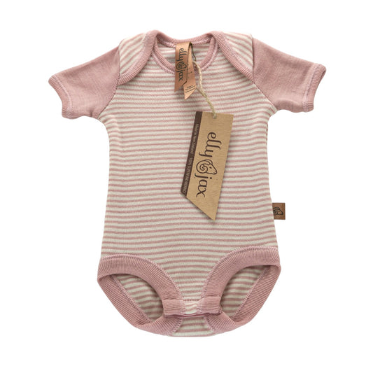 Merino Striped Short Sleeve Bodysuit