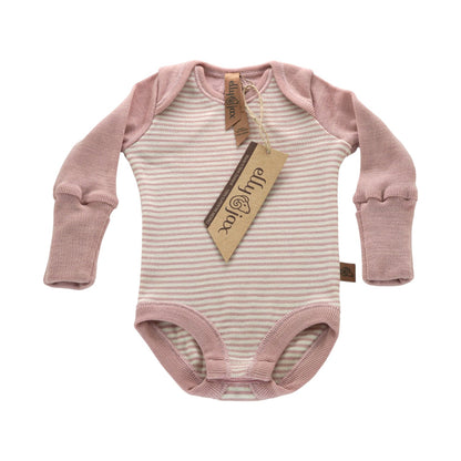 Merino Striped Long Sleeve Bodysuit