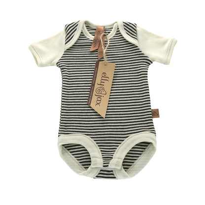 Merino Striped Short Sleeve Bodysuit