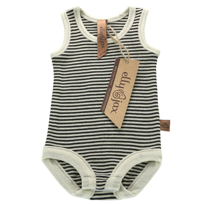 Merino Striped Singlet Bodysuit