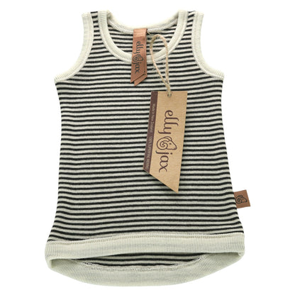 Merino Striped Singlet